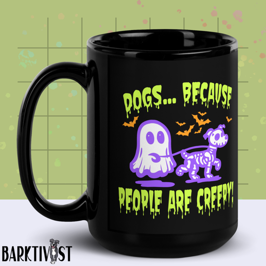People are Creepy 15oz Black Mug
