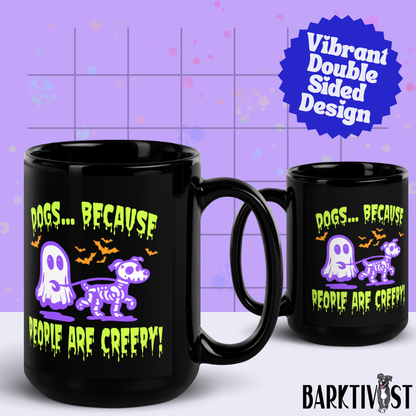 People are Creepy 15oz Black Mug