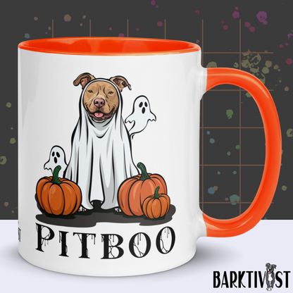 PitBOO 11oz Ceramic Orange Mug