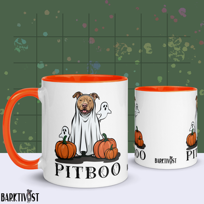 PitBOO 11oz Ceramic Orange Mug