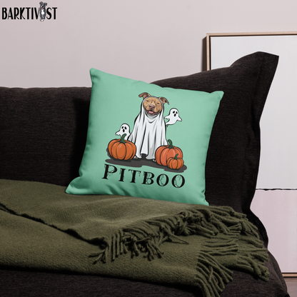 PitBOO Throw Pillow