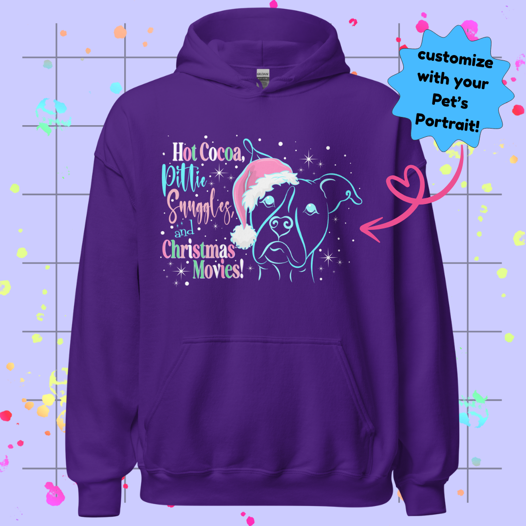 Pittie Snuggles Unisex Hoodie