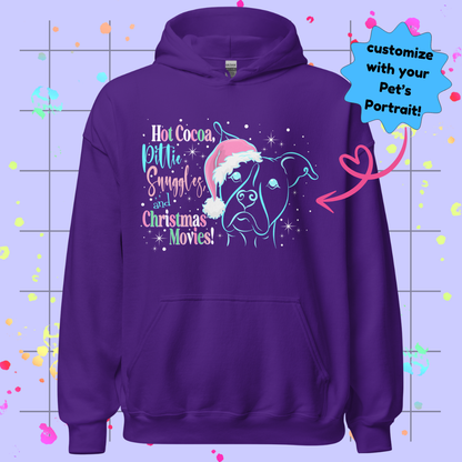 Pittie Snuggles Unisex Hoodie