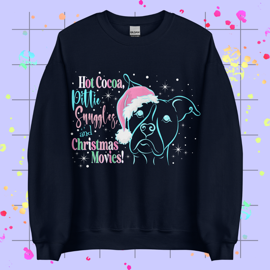 Pittie Snuggles Unisex Sweatshirt