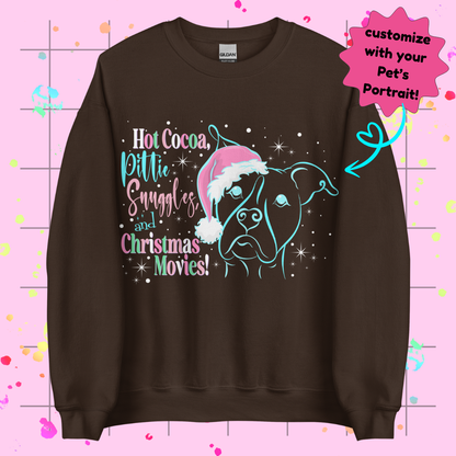 Pittie Snuggles Unisex Sweatshirt