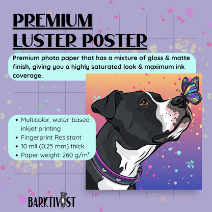 PAWsonalized Luster Poster Prints