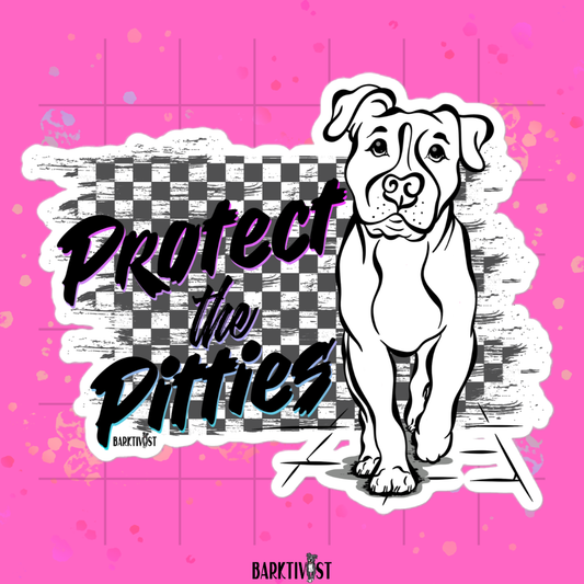 Protect the Pitties Die-Cut Sticker