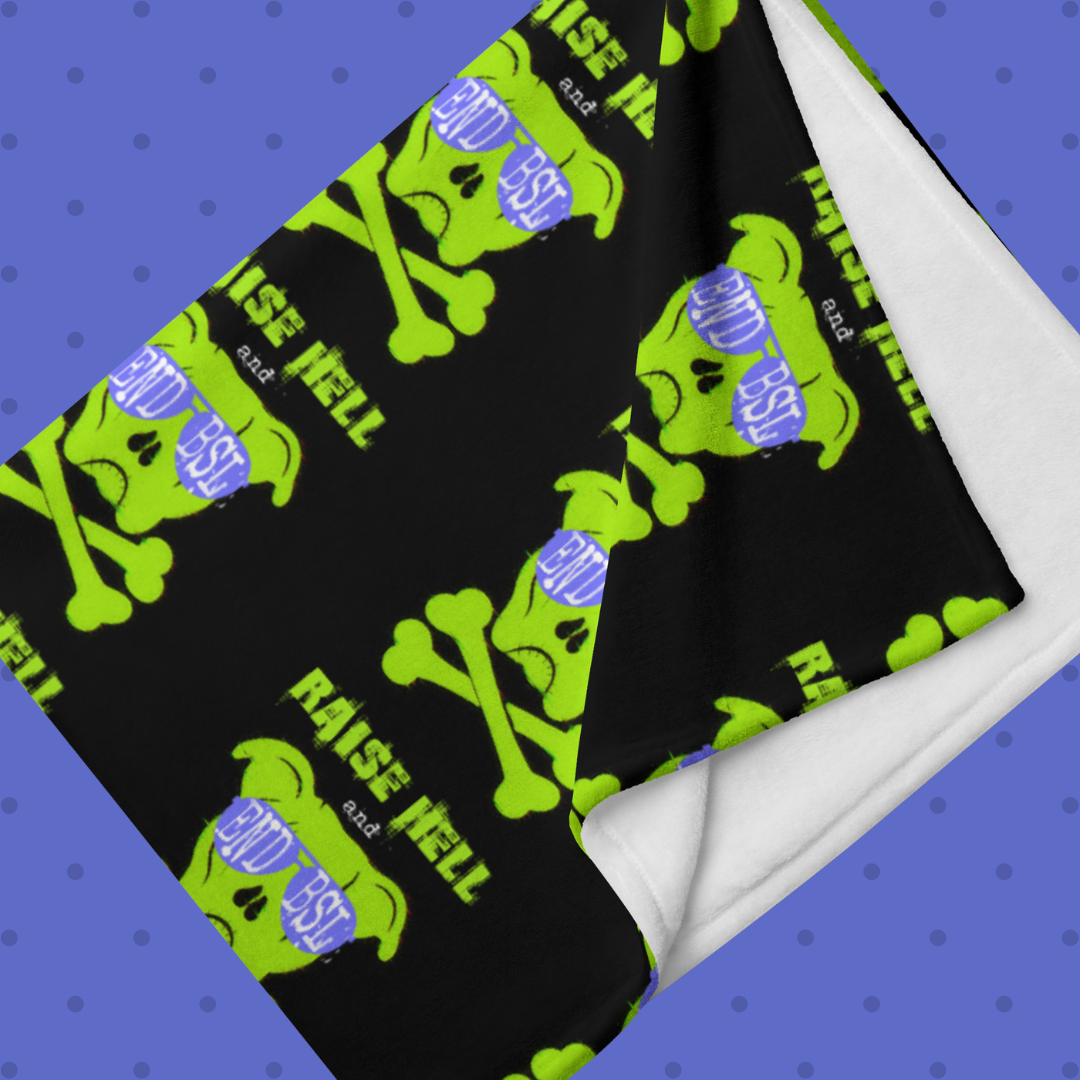 Raise Hell & End BSL Throw Blanket