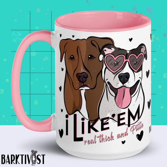 Real Thick & Pittie 15oz Color Mug