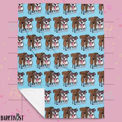 Real Thick & Pittie Throw Blanket