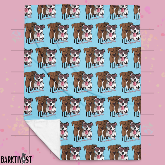 Real Thick & Pittie Throw Blanket