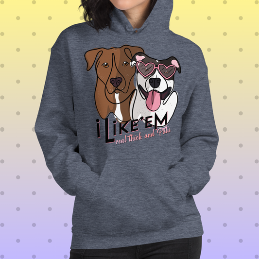 Real Thick & Pittie Unisex Hoodie