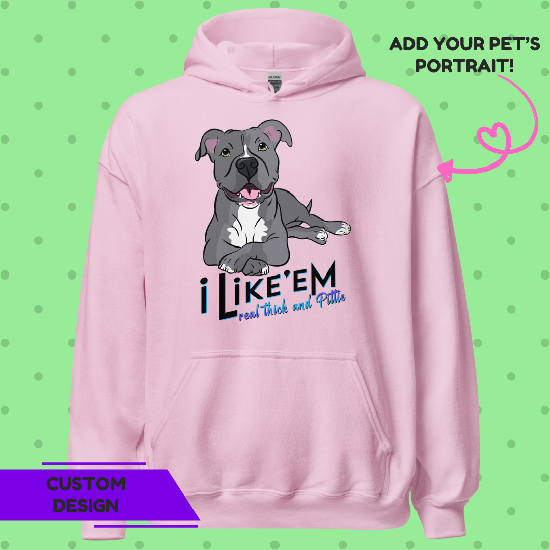 Real Thick & Pittie Unisex Hoodie