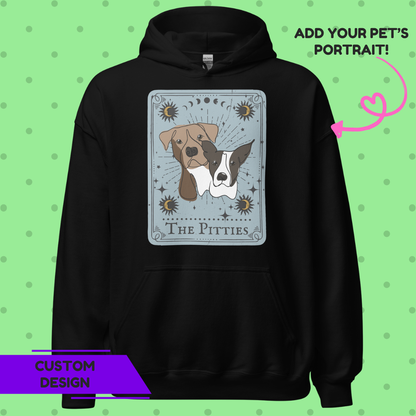 The Pittie Tarot Card Unisex Hoodie
