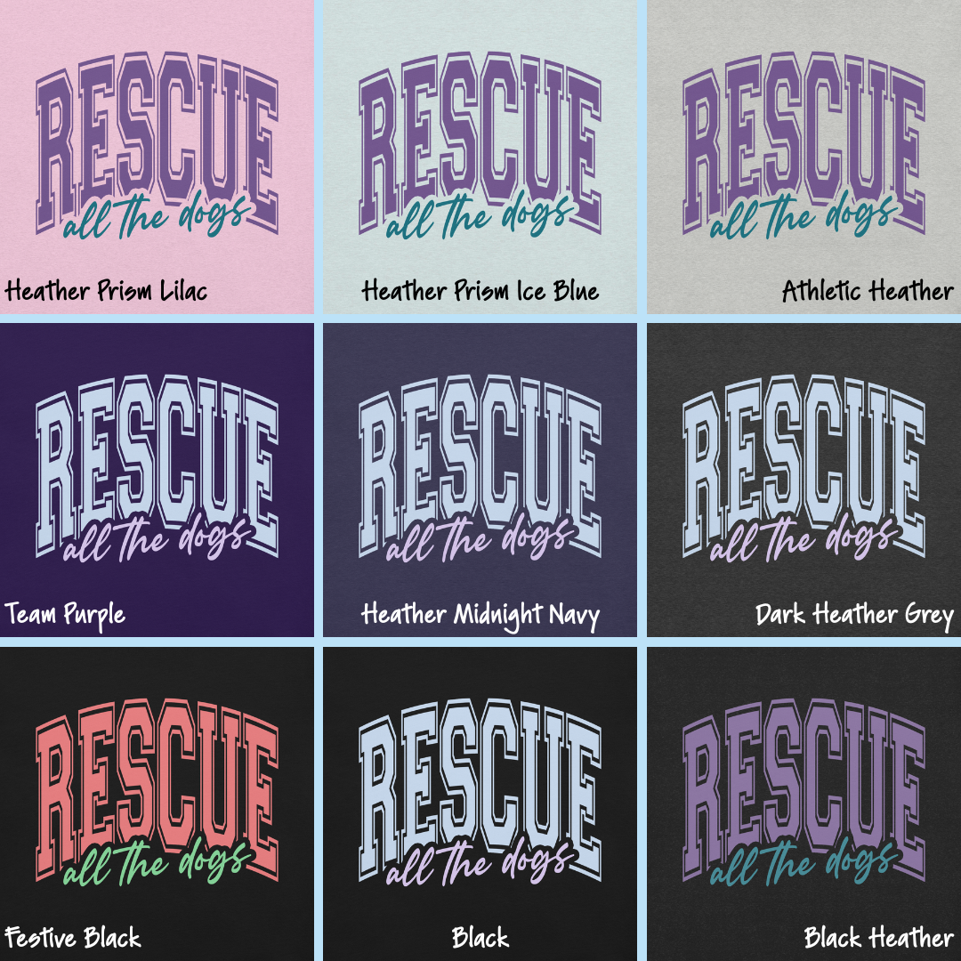 "Rescue All The Dogs" Classic Tee