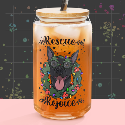 Rescue & Rejoice Glass w/Lid