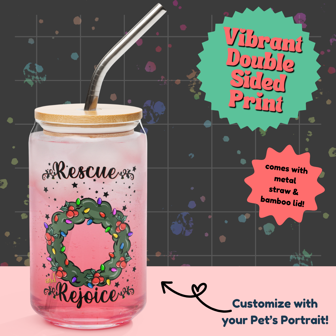 Rescue & Rejoice Glass w/Lid