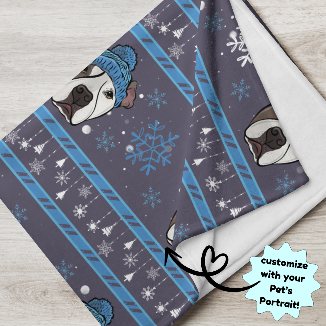 Rescue Is My Favorite Season Throw Blanket