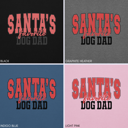 Santa's Favorite Dog Dad Sweatshirt