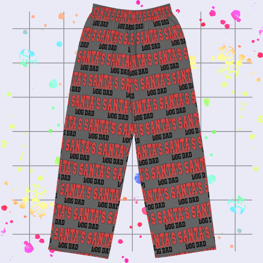 Santa's Favorite Dog Dad Pajama Pants