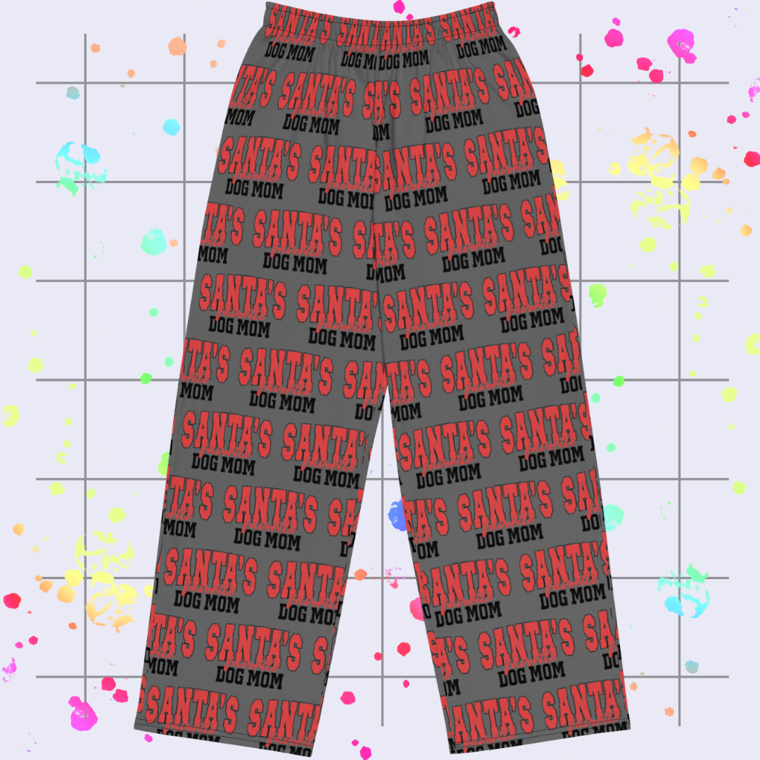 Santa's Favorite Dog Mom Pajama Pants