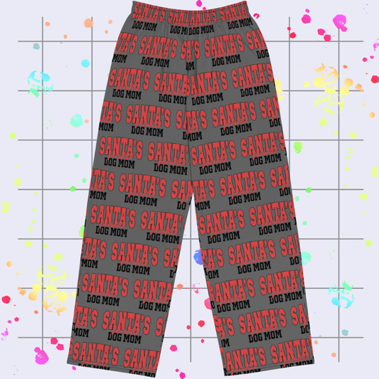 Santa's Favorite Dog Mom Pajama Pants