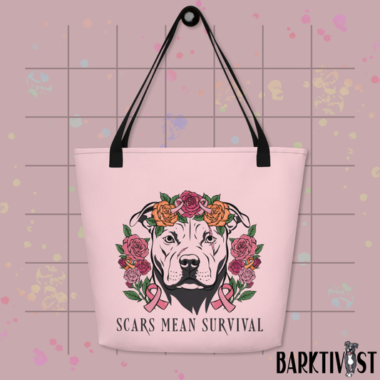 Scars Mean Survival Tote