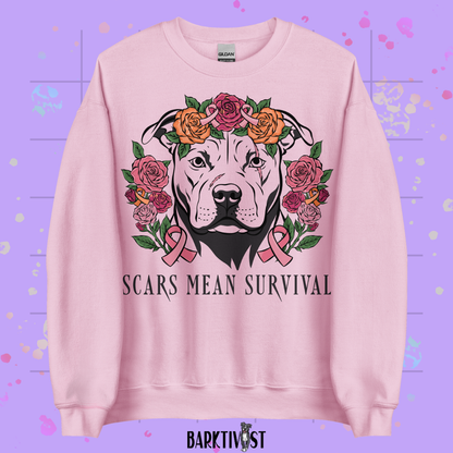 Scars Mean Survival Classic Sweatshirt