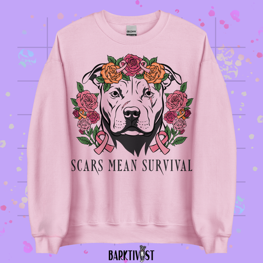 Scars Mean Survival Classic Sweatshirt
