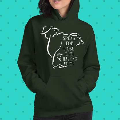 Speak for Those Who Have No Voice Unisex Hoodie