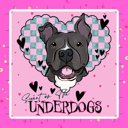 Sweet on the Underdogs Kiss-Cut Sticker