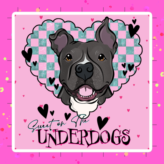 Sweet on the Underdogs Kiss-Cut Sticker