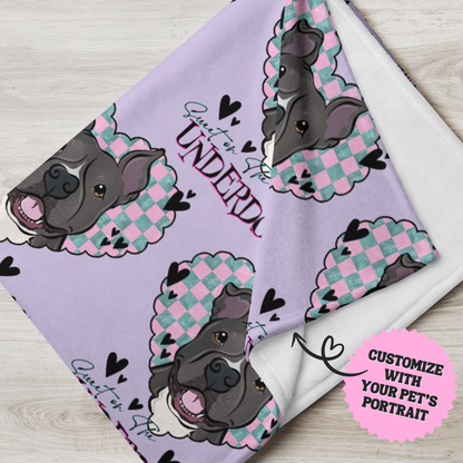 Sweet on the Underdogs Throw Blanket