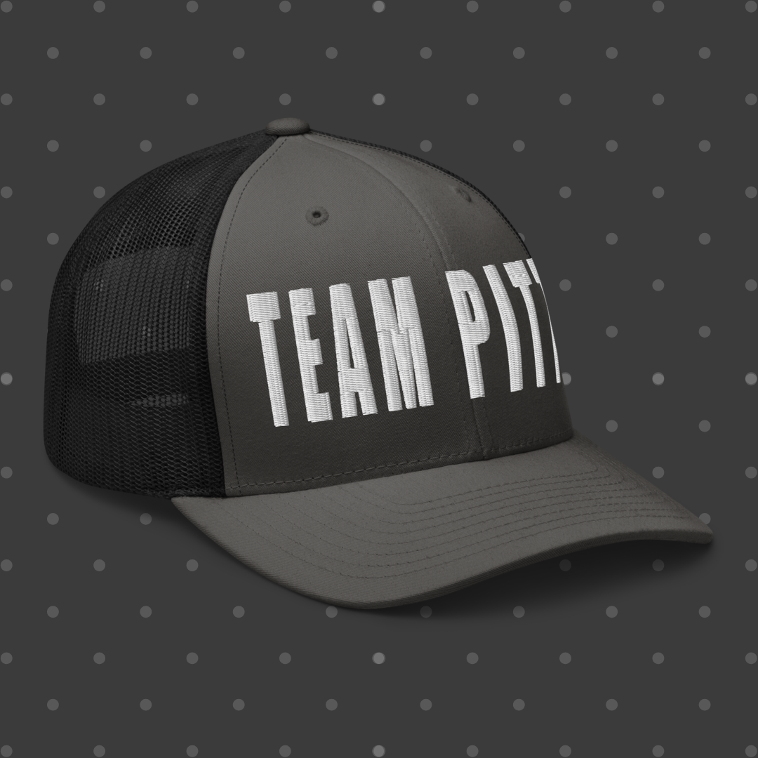 Team Pittie Retro Trucker Hat