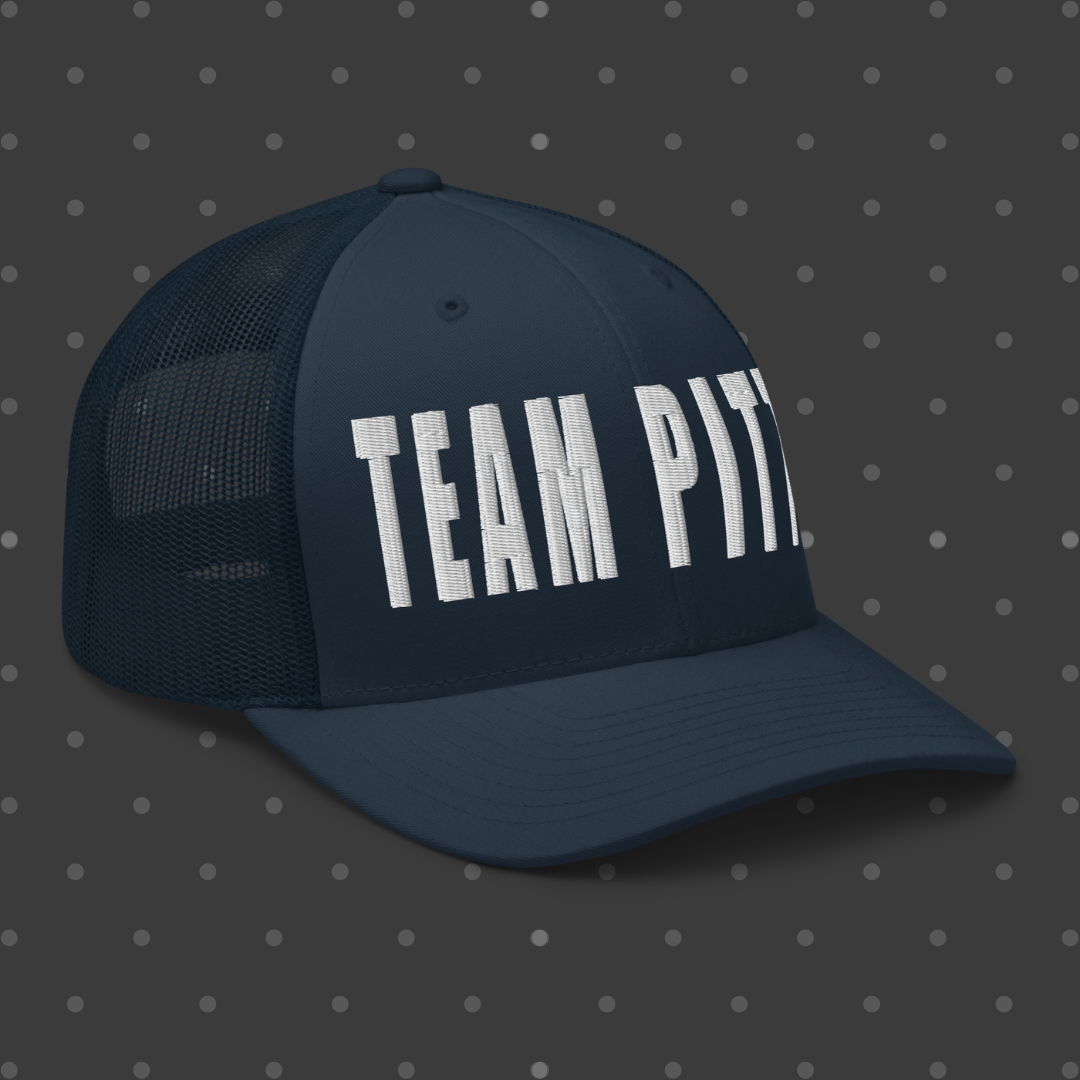 Team Pittie Retro Trucker Hat