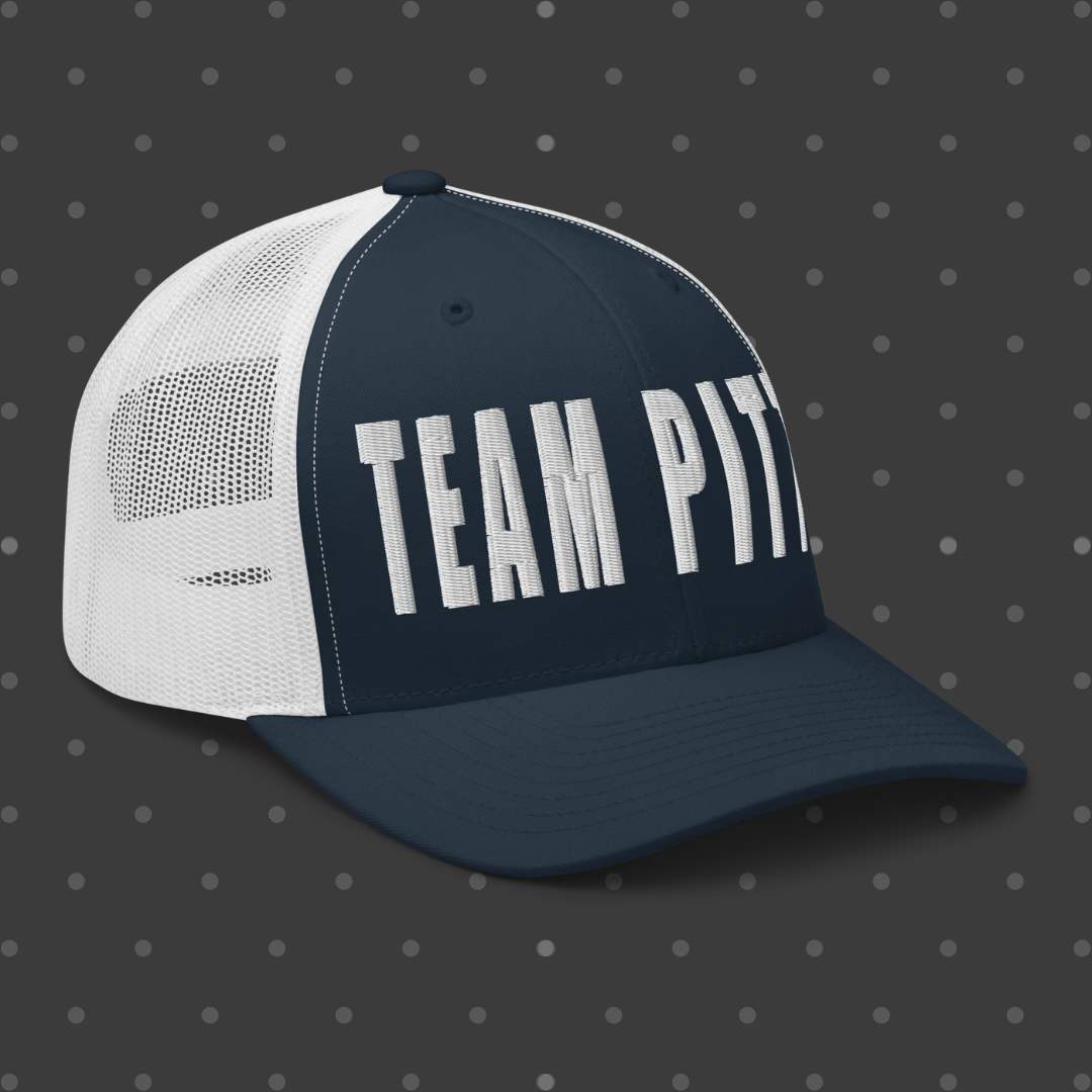 Team Pittie Retro Trucker Hat