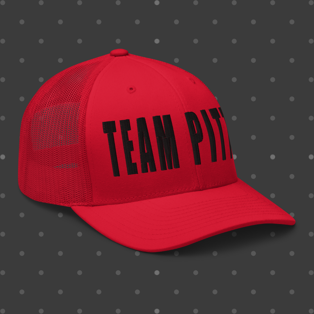 Team Pittie Retro Trucker Hat