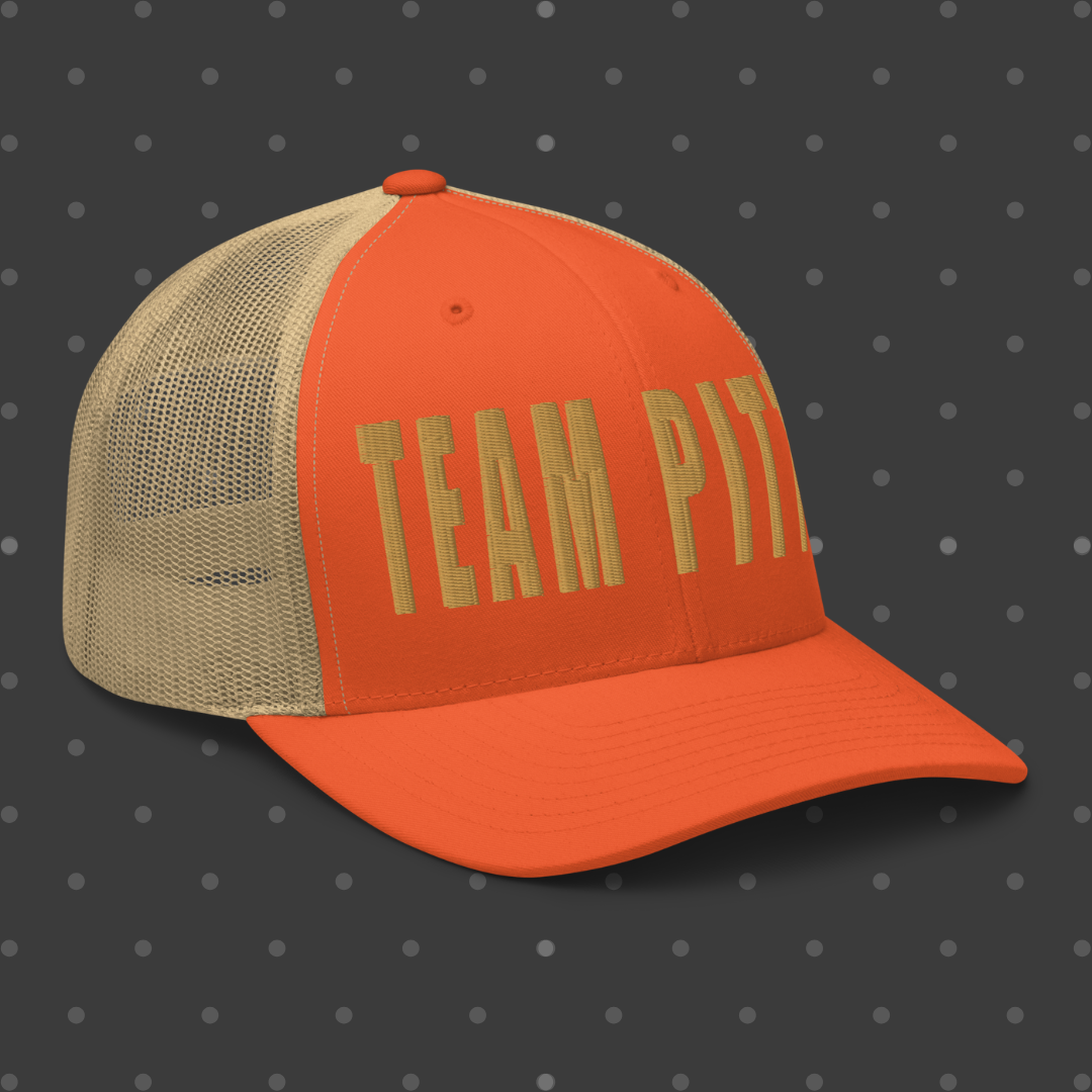 Team Pittie Retro Trucker Hat