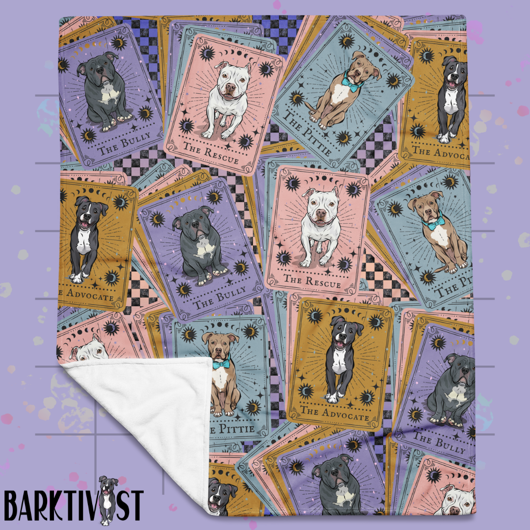 The Pittie Arcana Throw Blanket