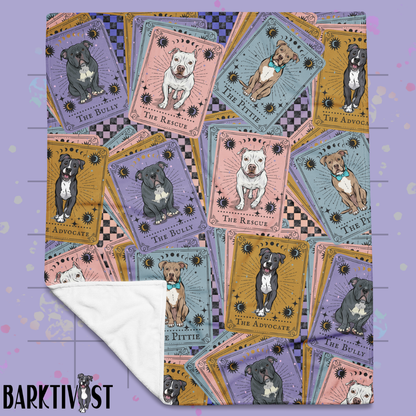 The Pittie Arcana Throw Blanket