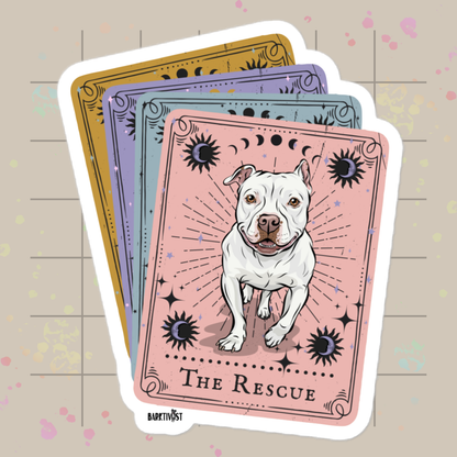 The Pittie Arcana Die-Cut Sticker
