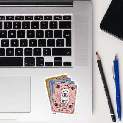 The Pittie Arcana Die-Cut Sticker