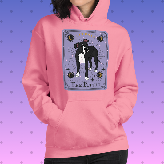 The Pittie Tarot Card Unisex Hoodie