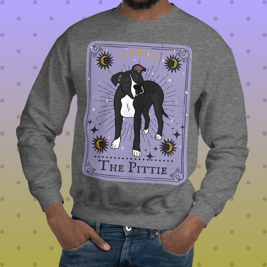 The Pittie Tarot Card Unisex Sweatshirt