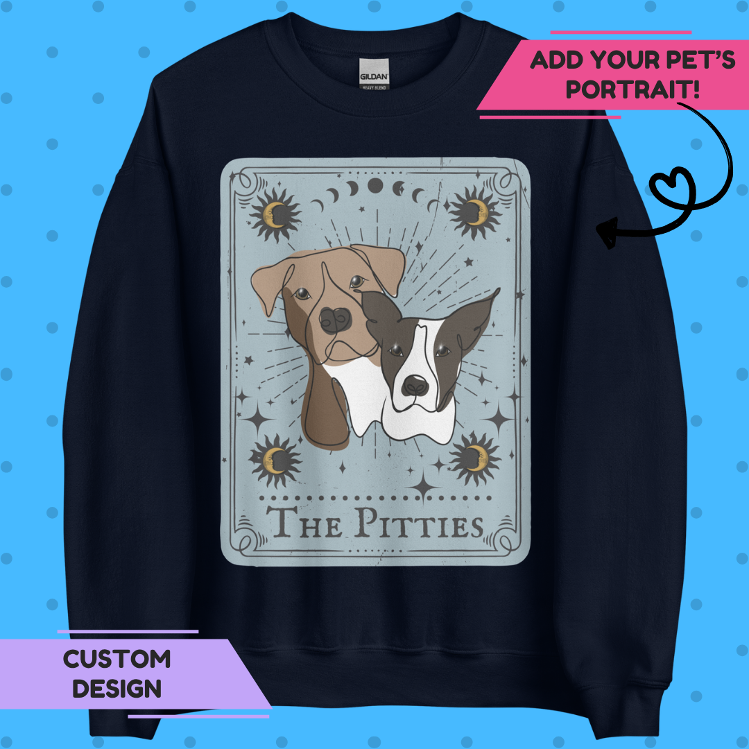 The Pittie Tarot Card Unisex Sweatshirt