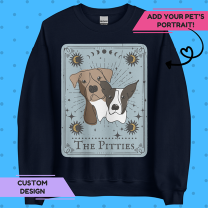 The Pittie Tarot Card Unisex Sweatshirt
