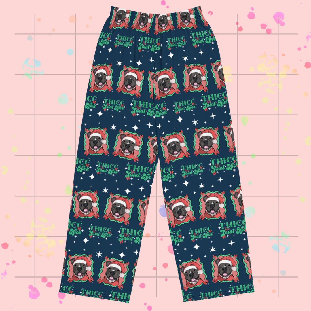 Thicc like Saint Nick Unisex Pajama Pants