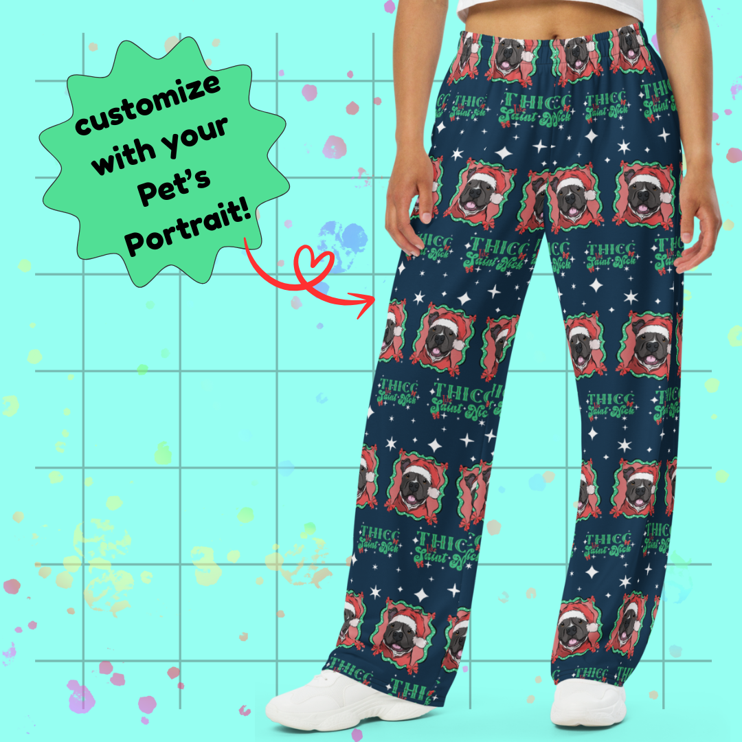 Thicc like Saint Nick Unisex Pajama Pants