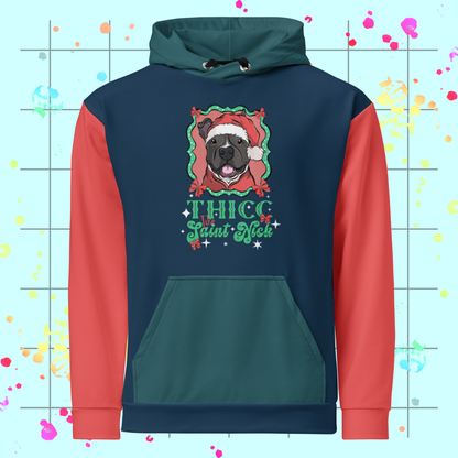 Thicc like Saint Nick Printed Unisex Hoodie