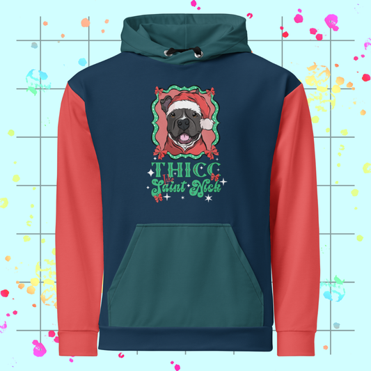 Thicc like Saint Nick Printed Unisex Hoodie